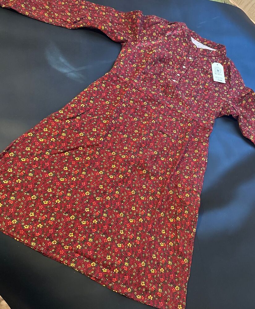 LuLaRoe Floral Midi Dress - Red and Yellow